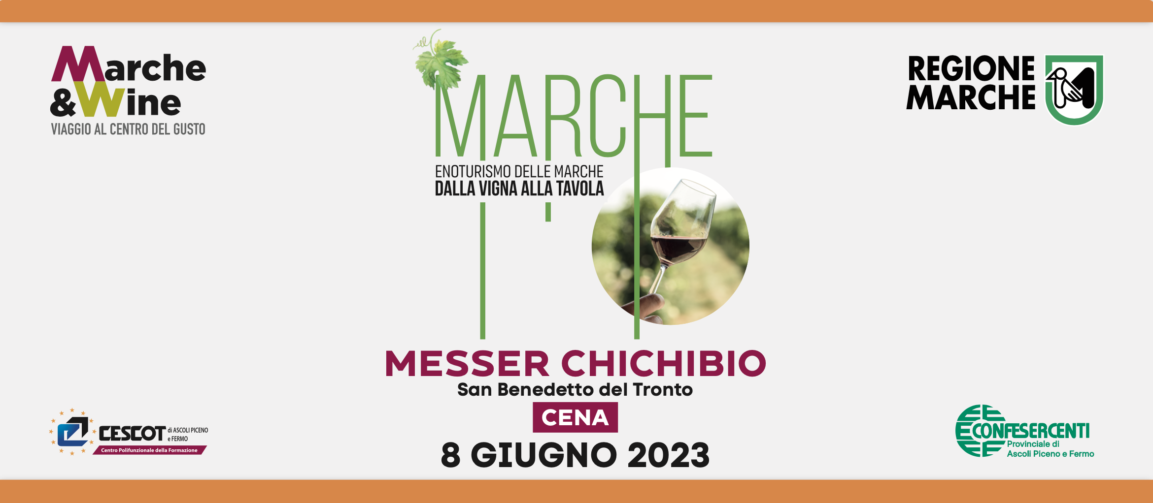 Marche & Wine al ristorante Messer Chichibio